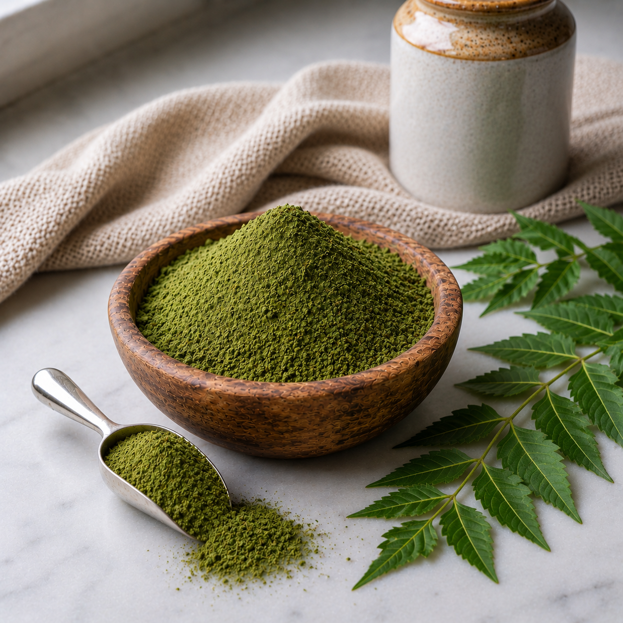 Organic Green Leaf Neem Powder
